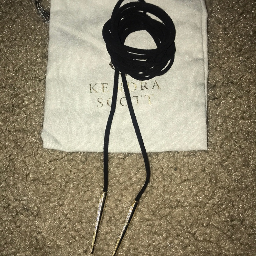 Kendra Scott versatile black cord choker